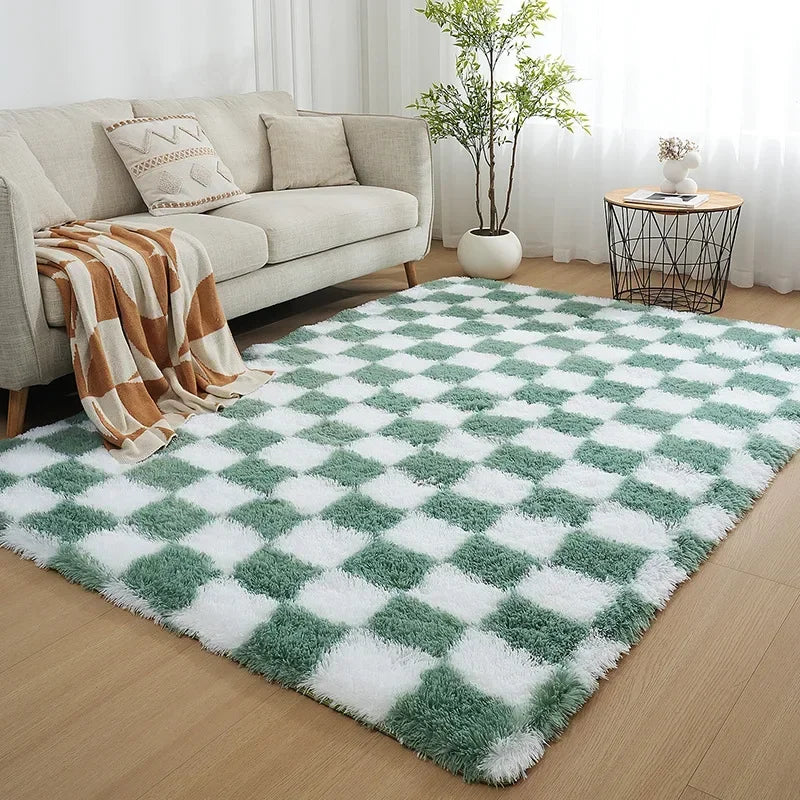 Checkered Area Rug