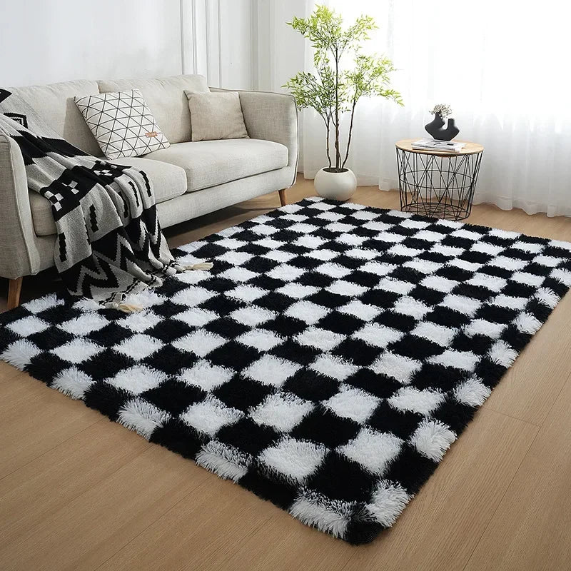 Checkered Area Rug