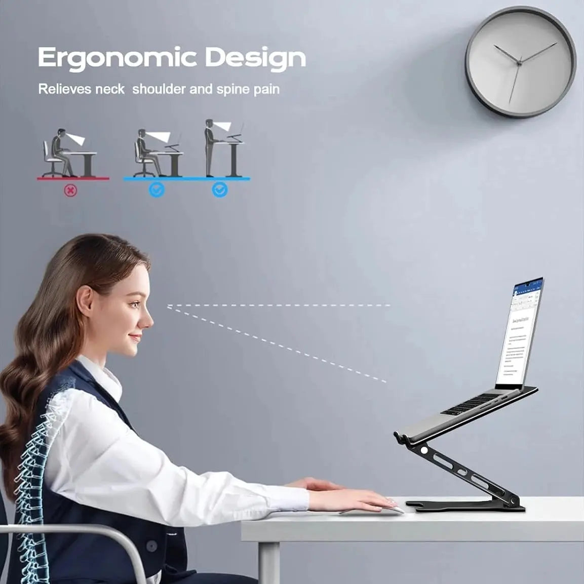 Adjustable Aluminum Laptop Stand