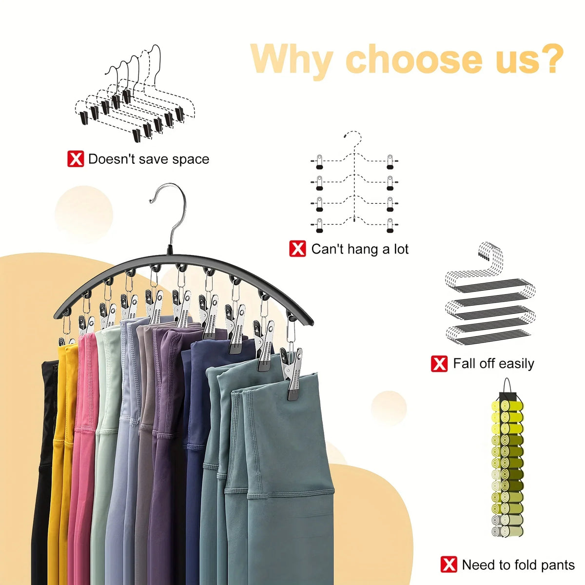 Legging Organizer Hanger (2 Pcs)