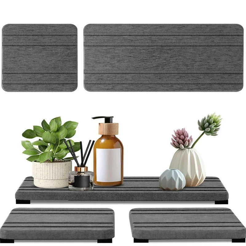 Diatomite Stone Sink Tray (3 Pcs)