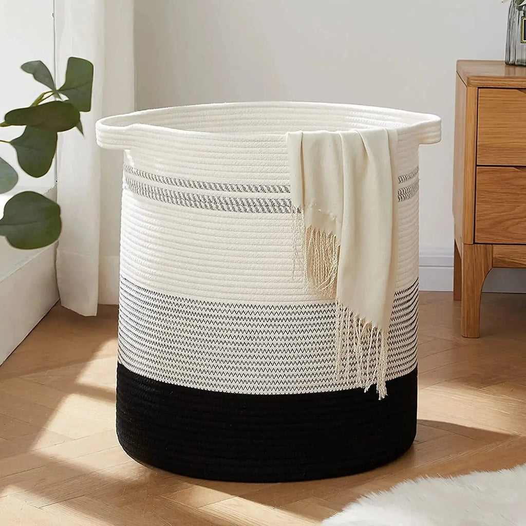 Woven Laundry Storage Basket