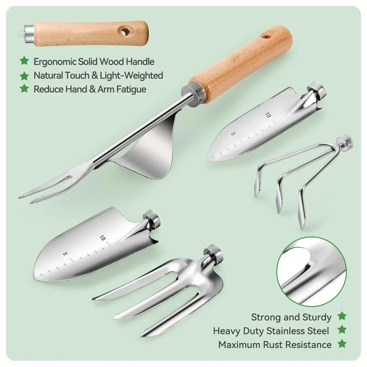 Garden Tool Set (9 Pcs)