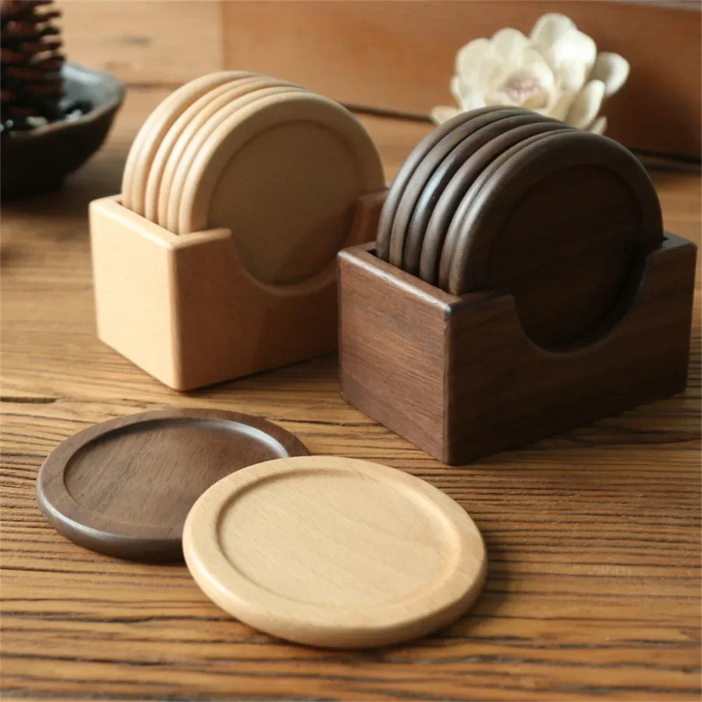 Wooden Coasters (6 pcs)