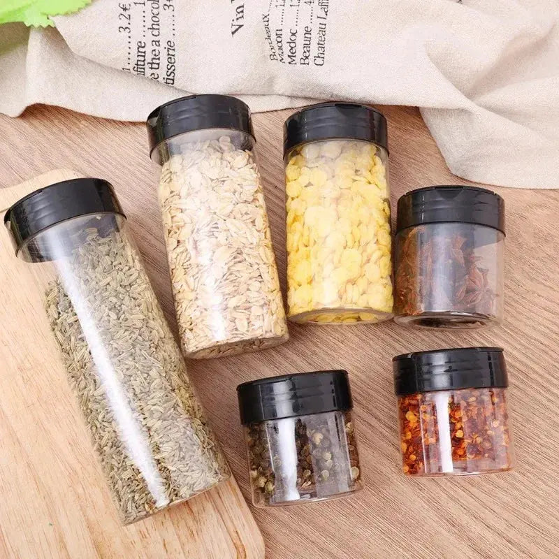 Plastic Spice Jar Set (4 Pcs)