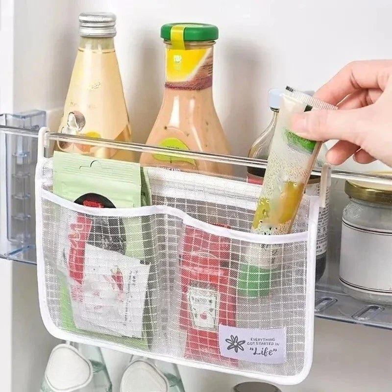 Fridge Mesh Organizer Bags (3 Pcs)