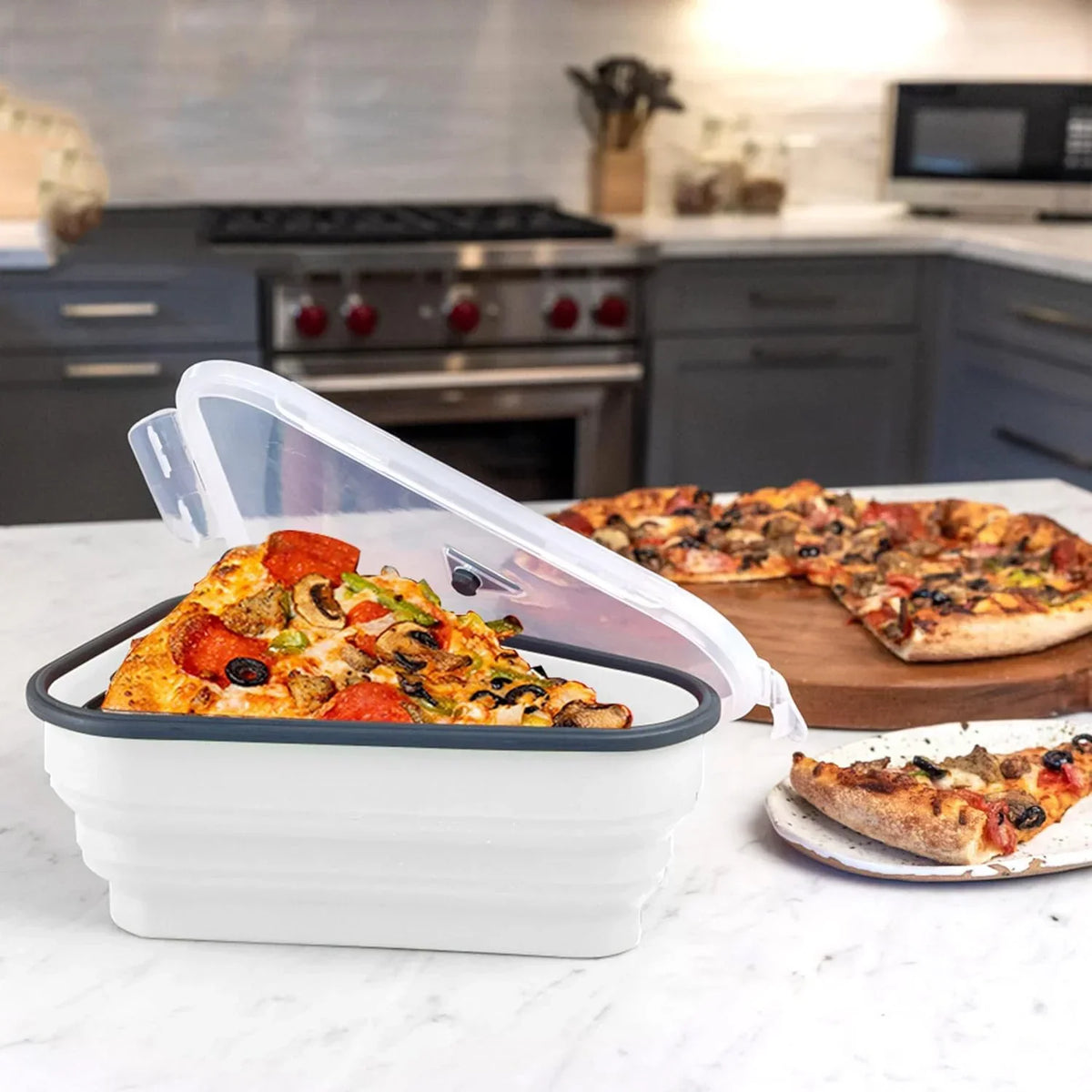 Collapsible Pizza Storage Container