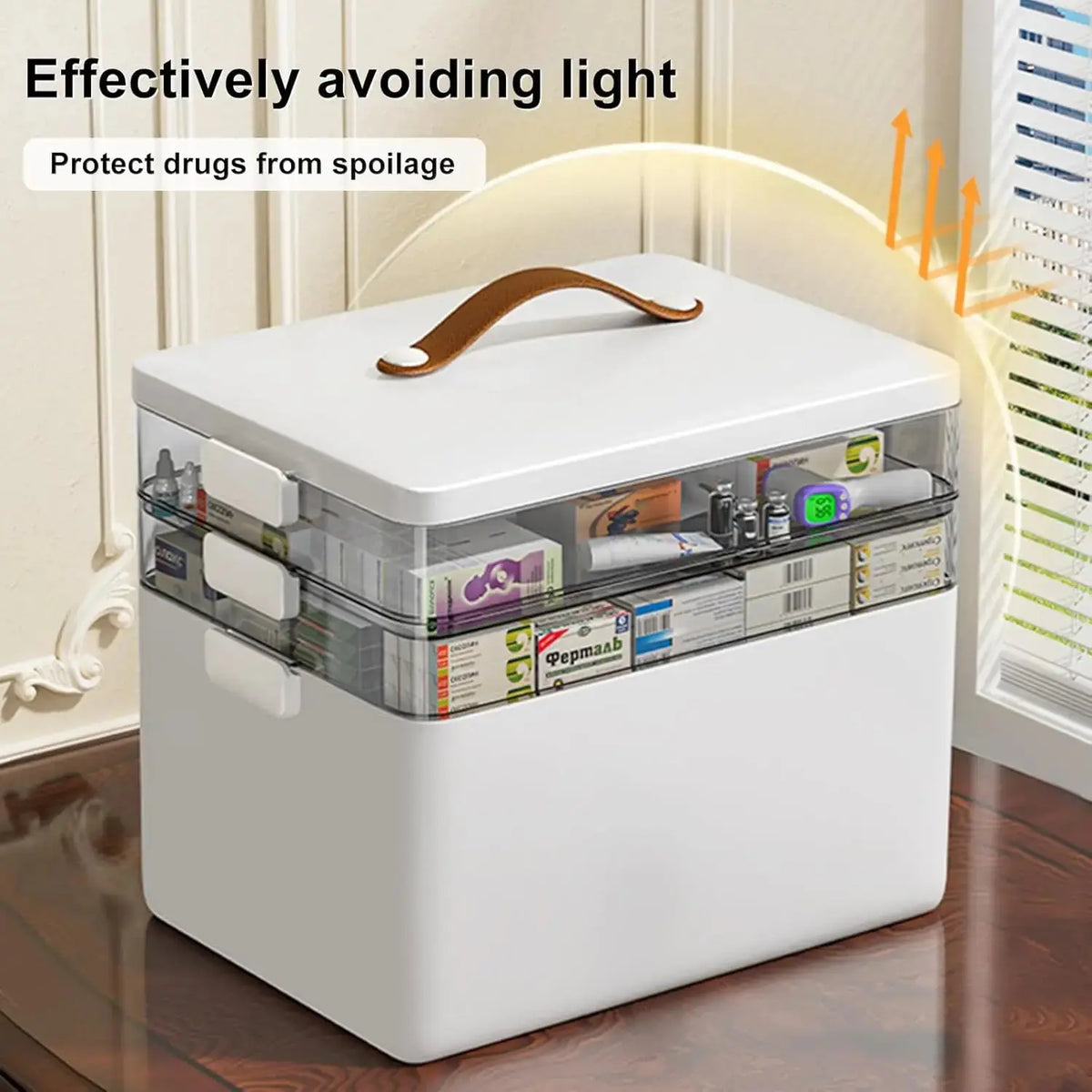 3 Tier Medicine Storage Box