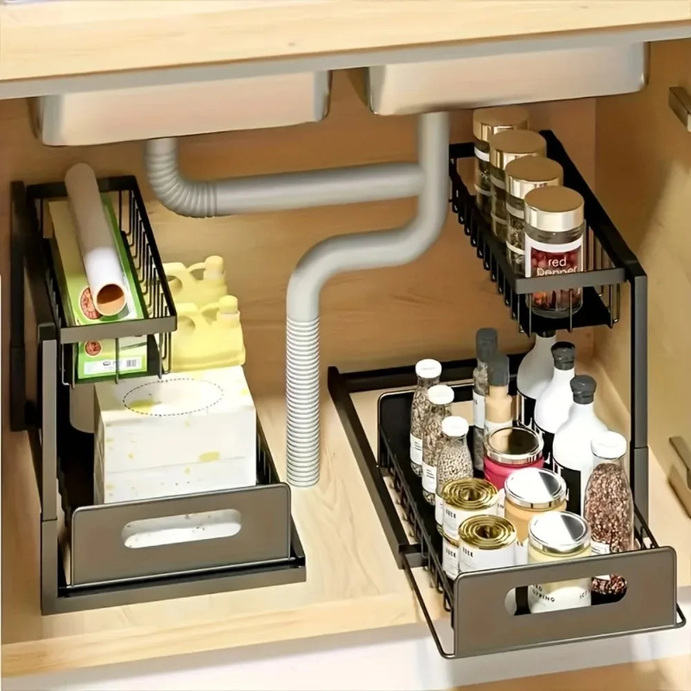 Double Layer Under Sink Organizer