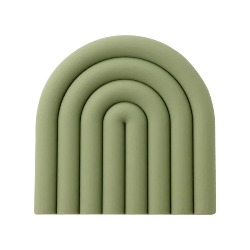 Rainbow Silicone Trivets (2 Pcs)