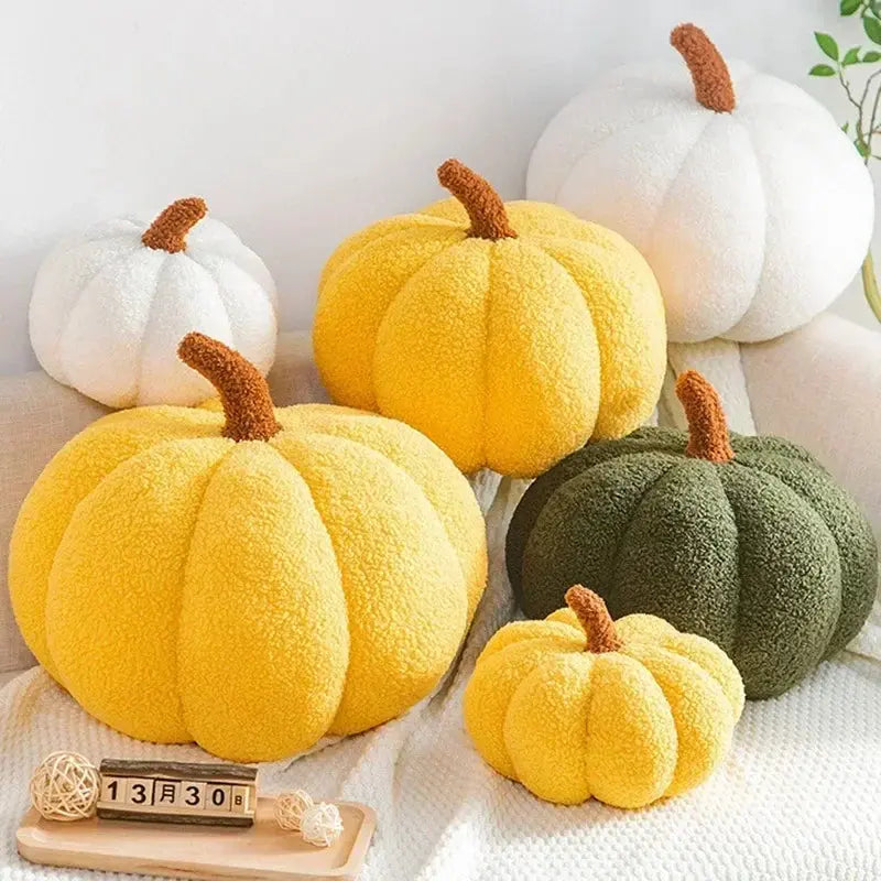Nordic Plush Pumpkin Cushion