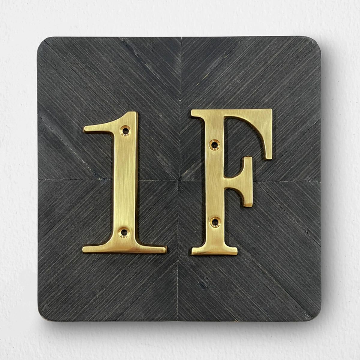 Polished Brass House Numbers