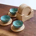 Wooden Coasters (6 pcs)