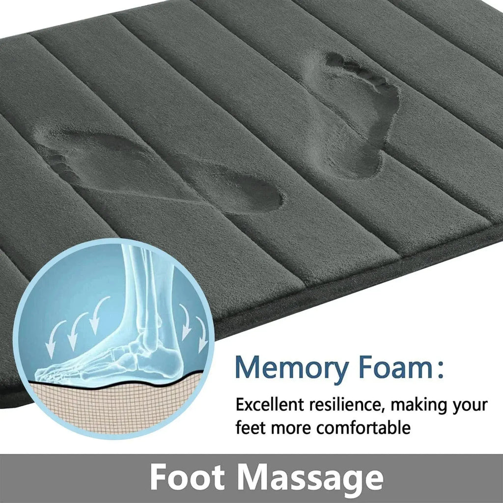 Memory Foam Bathroom Rug Set