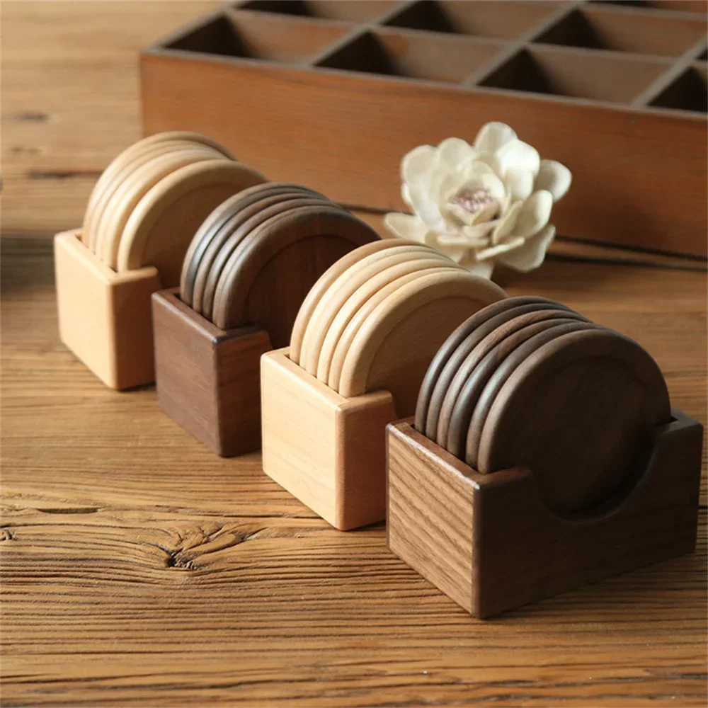 Wooden Coasters (6 pcs)