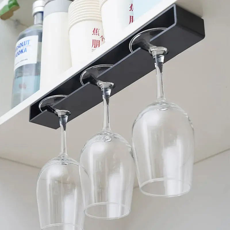 Under Cabinet Wine Glass Rack (2 Pcs)