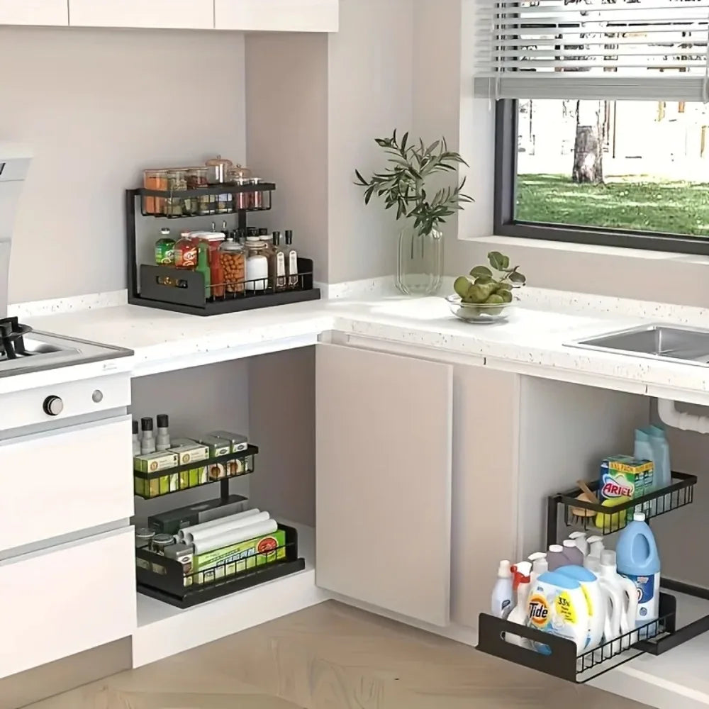 Double Layer Under Sink Organizer