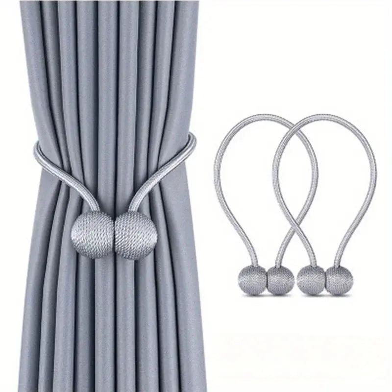Magnetic Earphone Curtain Tiebacks (2 Pcs)