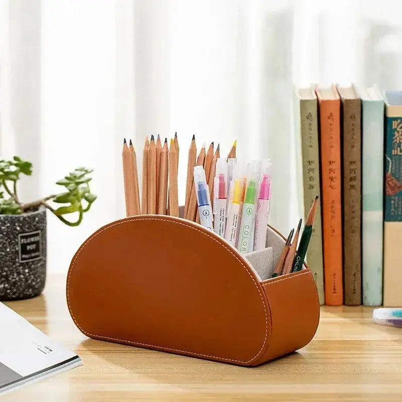 Vegan Leather Remote Control Holder