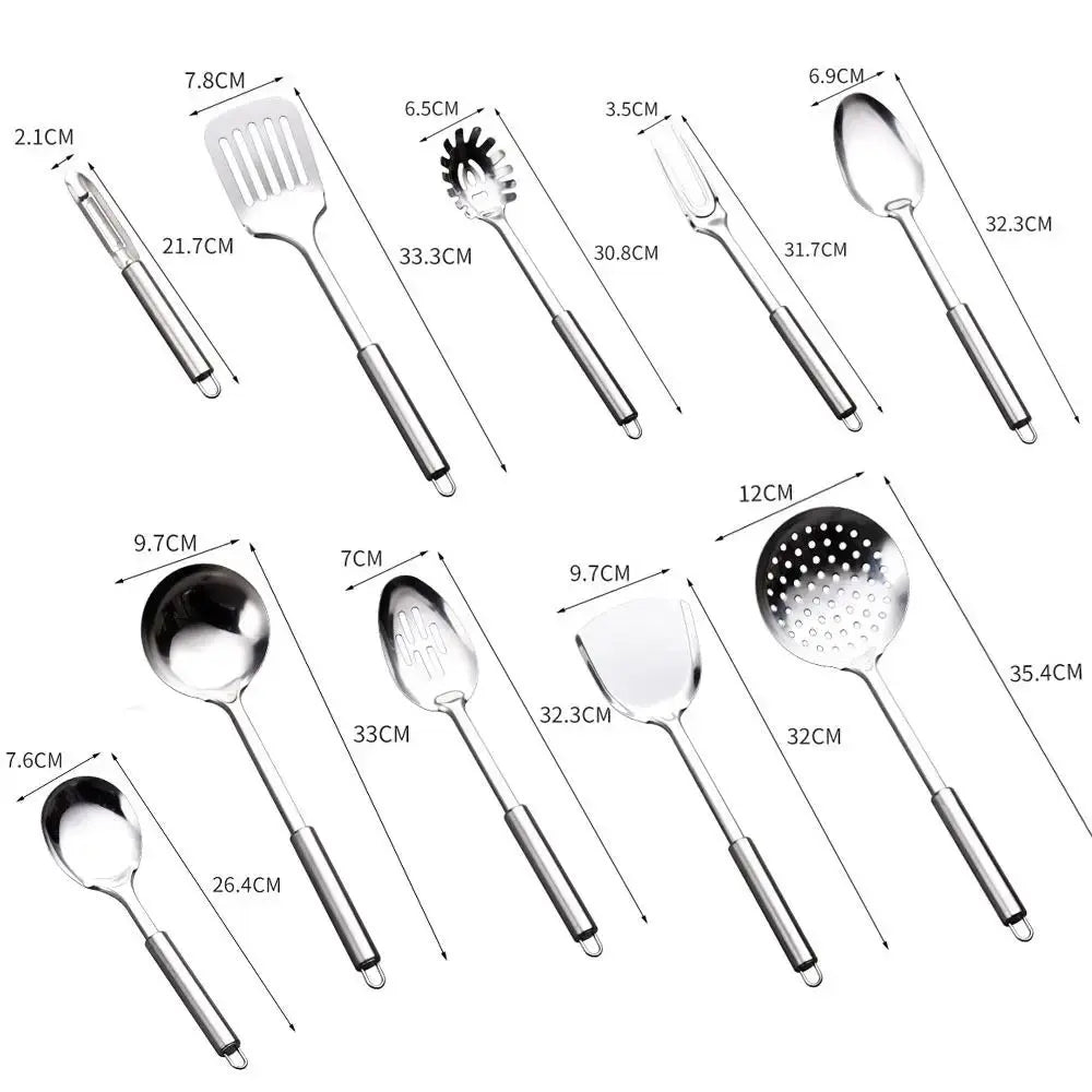 Stainless Steel Wok Utensils