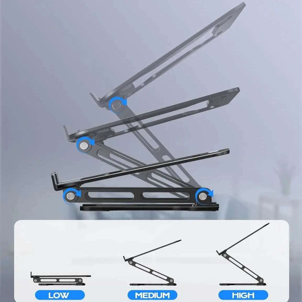Adjustable Aluminum Laptop Stand