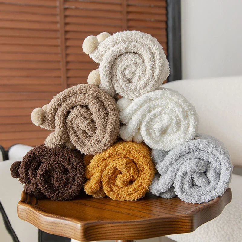 Teddy Bear Fuzzy Socks (2 Pairs)