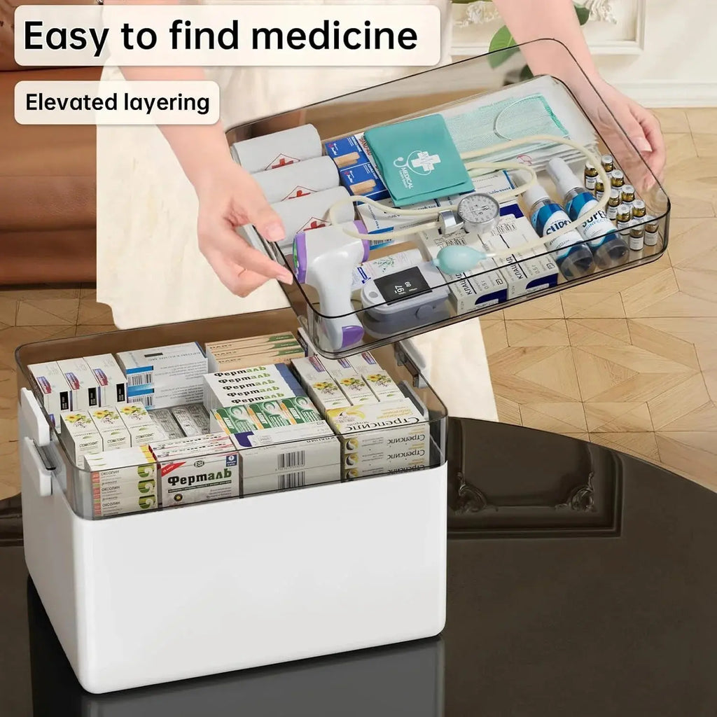 3 Tier Medicine Storage Box