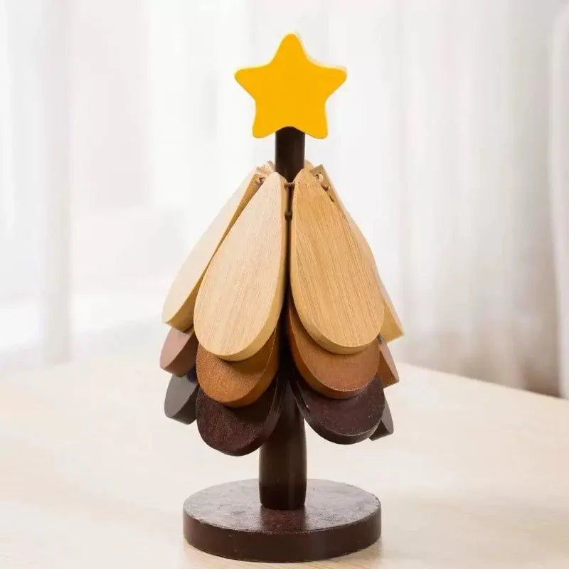 Tree Shaped Heat Resistant Pot Mat (2 Pcs)