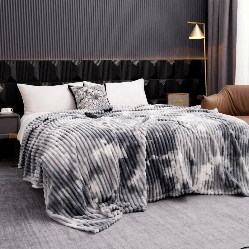 Tie Dye Flannel Fleece Blanket