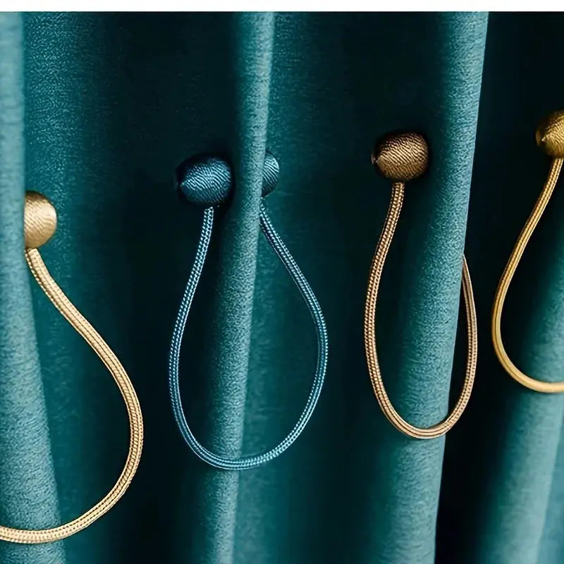 Magnetic Earphone Curtain Tiebacks (2 Pcs)