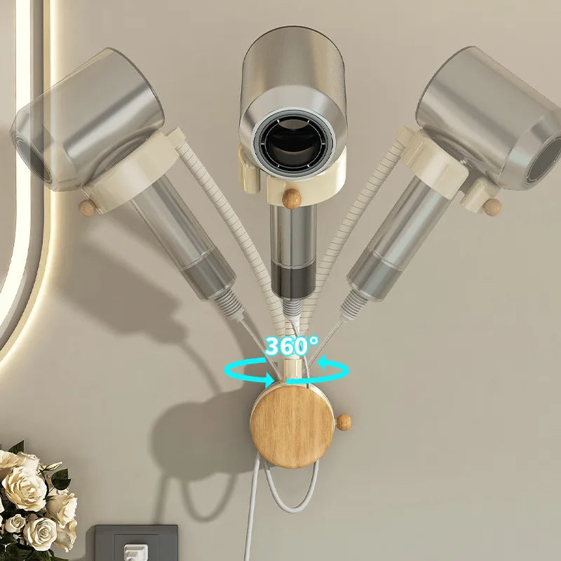 Rotating Hair Dryer Holder