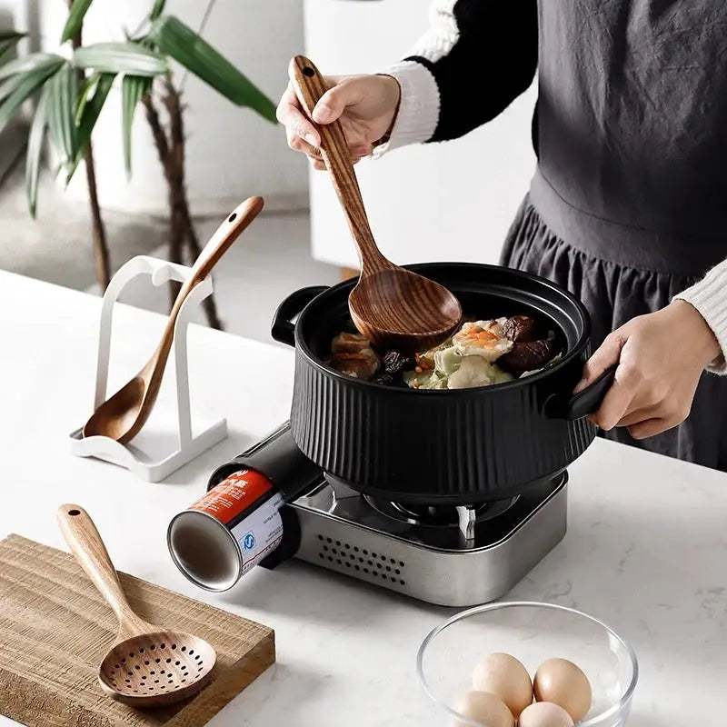 Teak Wooden Kitchen Utensils Set (6 Pcs)