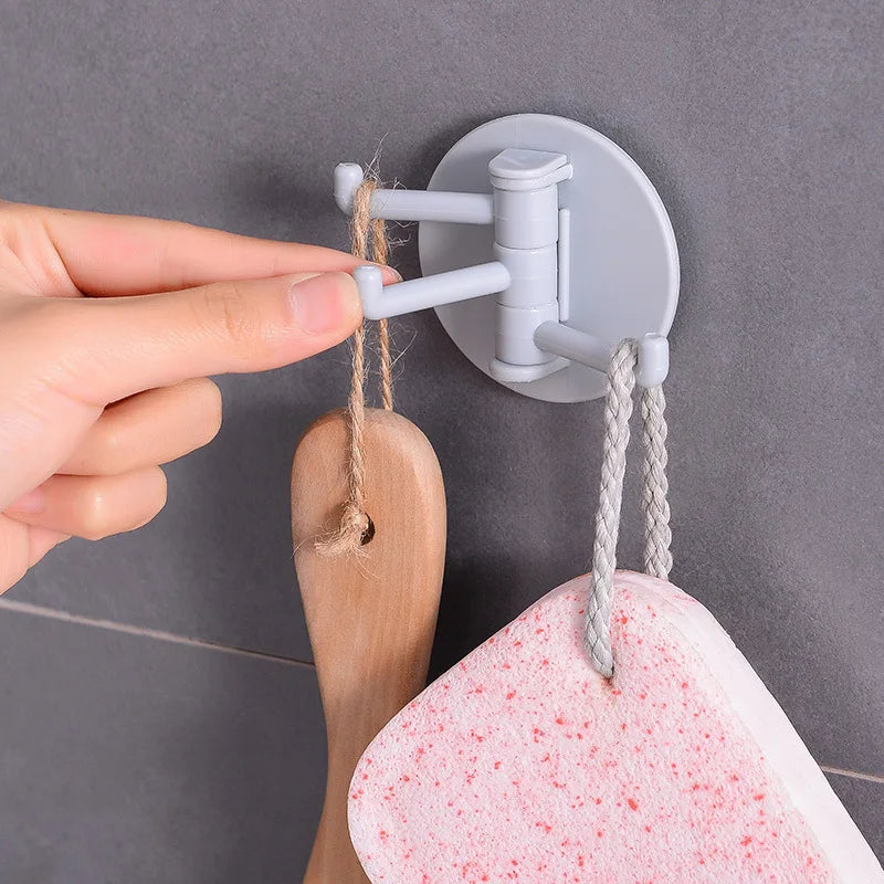 Rotating Adhesive Hooks (3 Pcs)