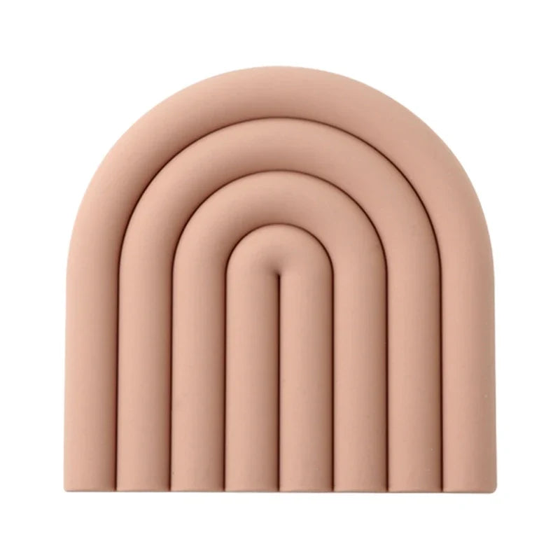 Rainbow Silicone Trivets (2 Pcs)