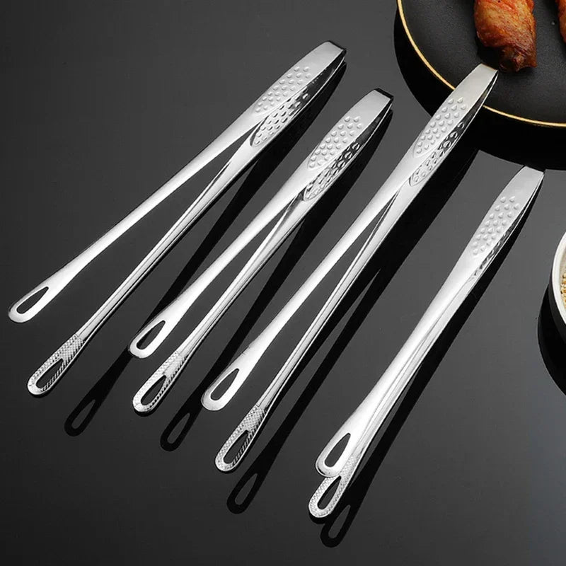 Stainless Steel BBQ Tongs (6 Pack)