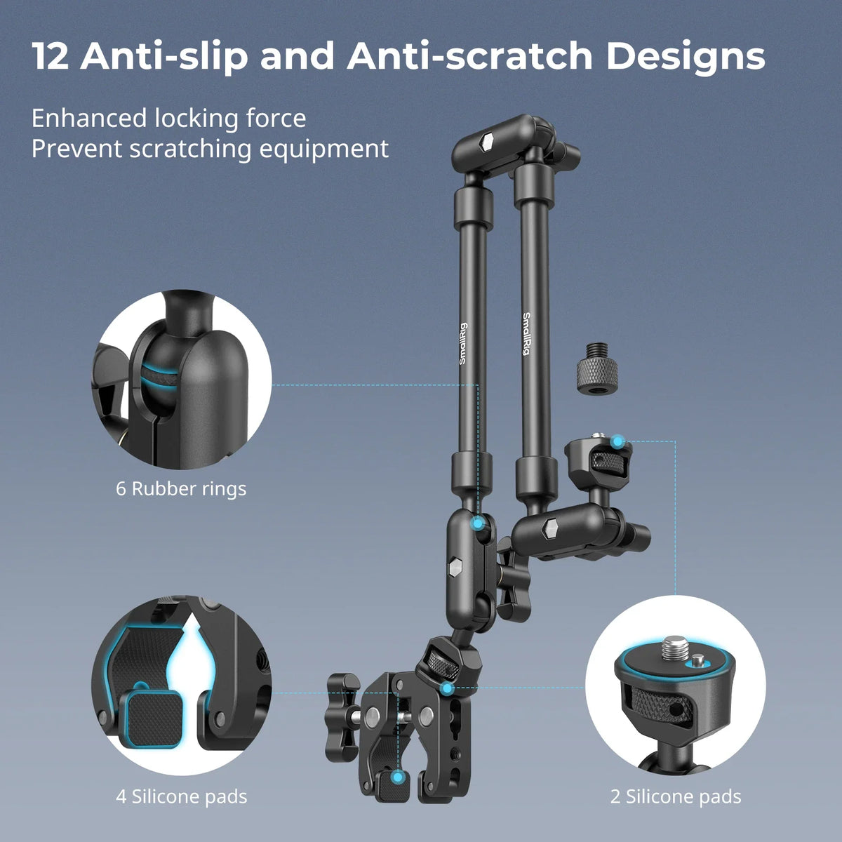 Magic Arm Mount with Crab Clamp