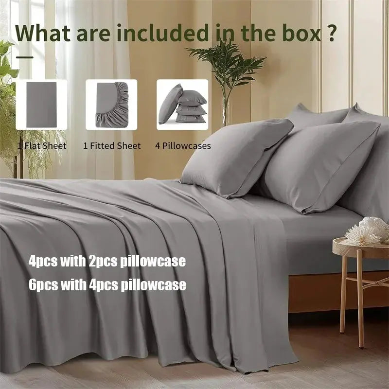 Bamboo Bed Sheets Set