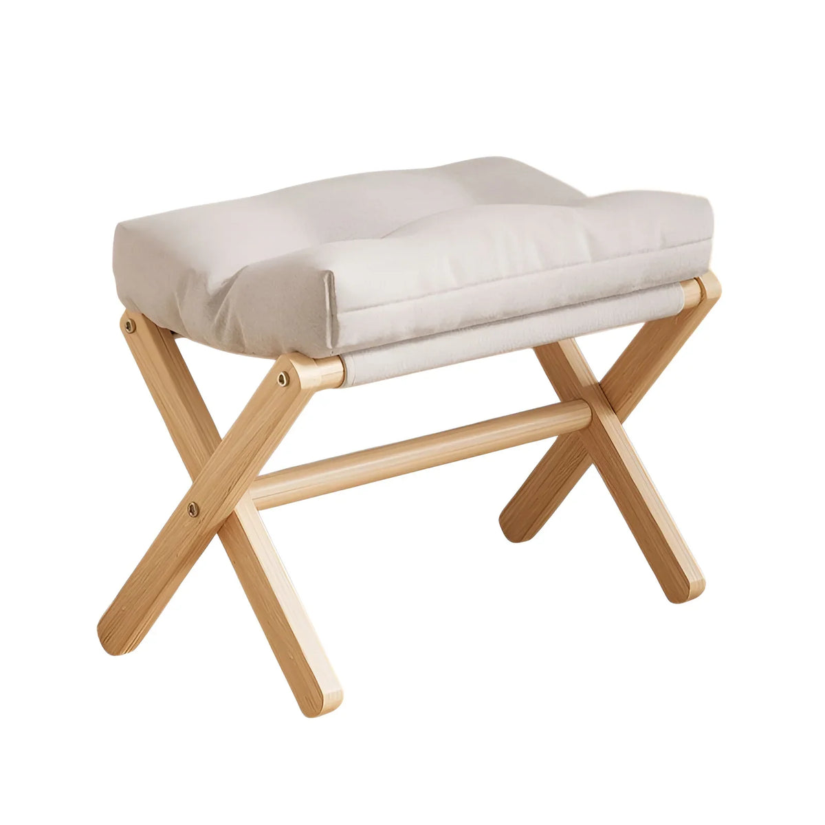 Wooden Footstool Bench