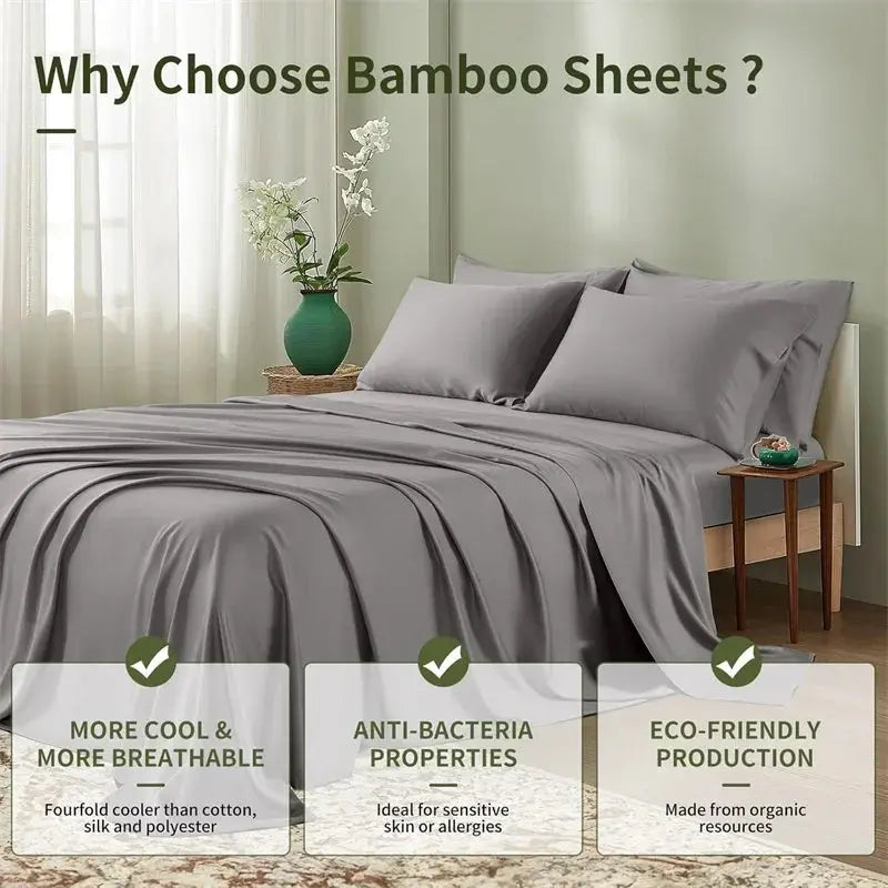 Bamboo Bed Sheets Set