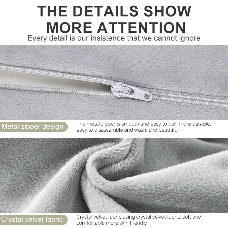 Half Moon Memory Foam Bolster