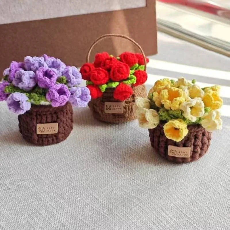 Rose Crochet Coasters