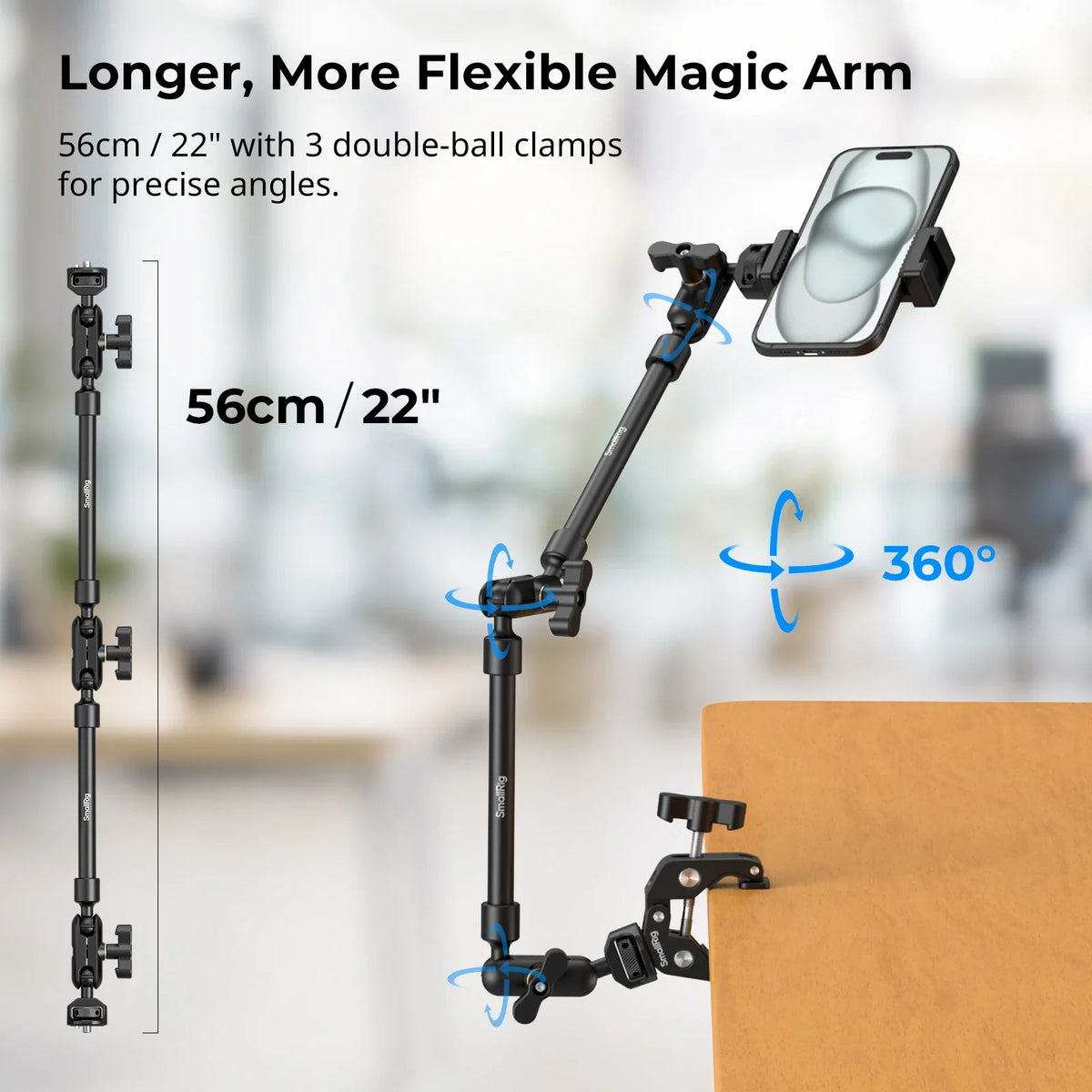 Magic Arm Mount with Crab Clamp