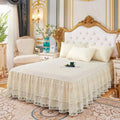 Three-Layer Lace Bed Skirt