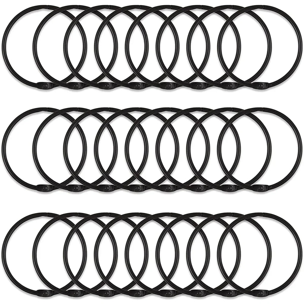 Metal Curtain O Rings (24 Pcs)