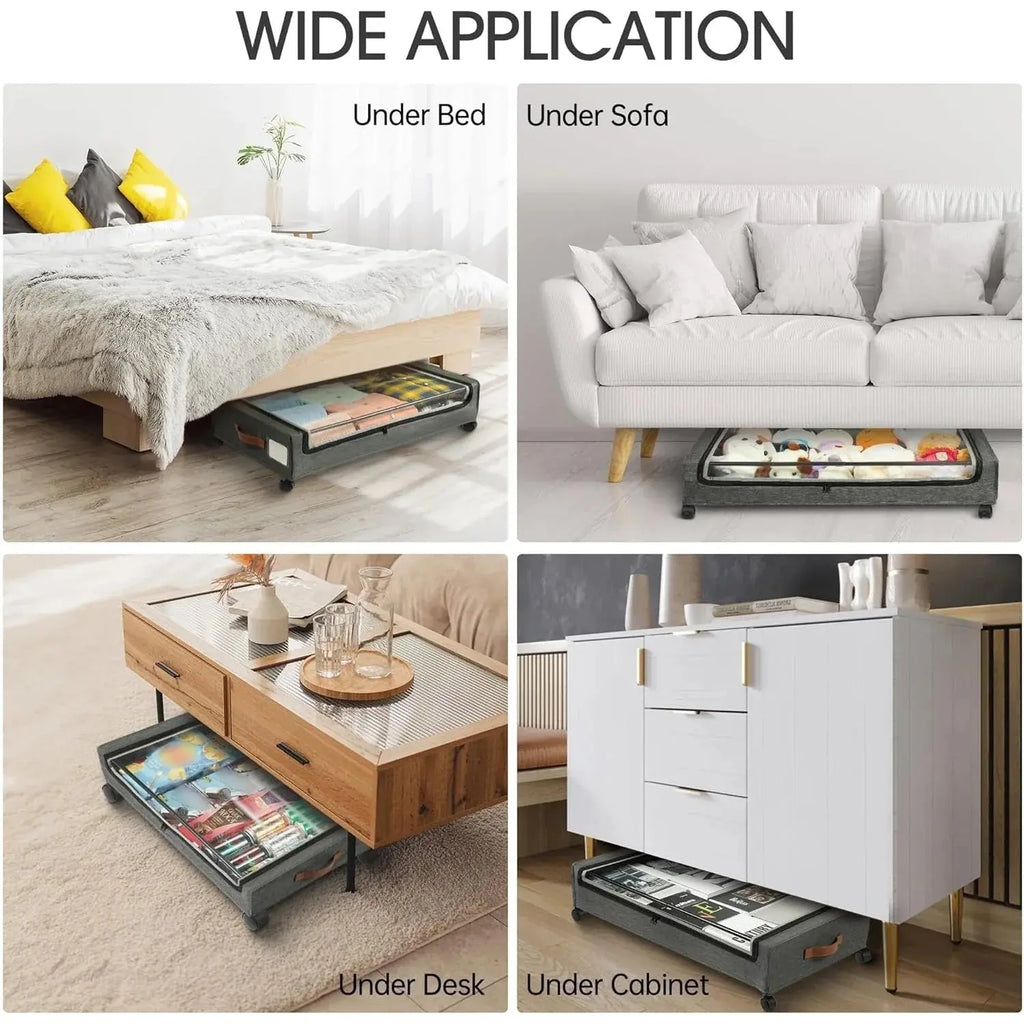Rolling Underbed Storage Drawer