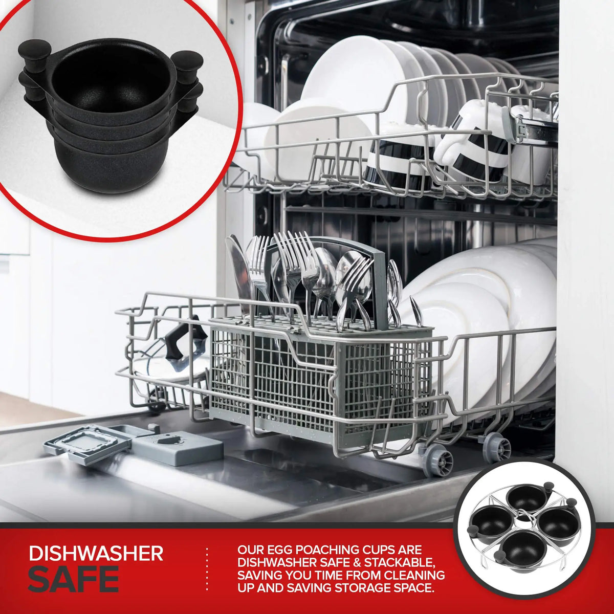 Stainless Steel Egg Poacher Pan