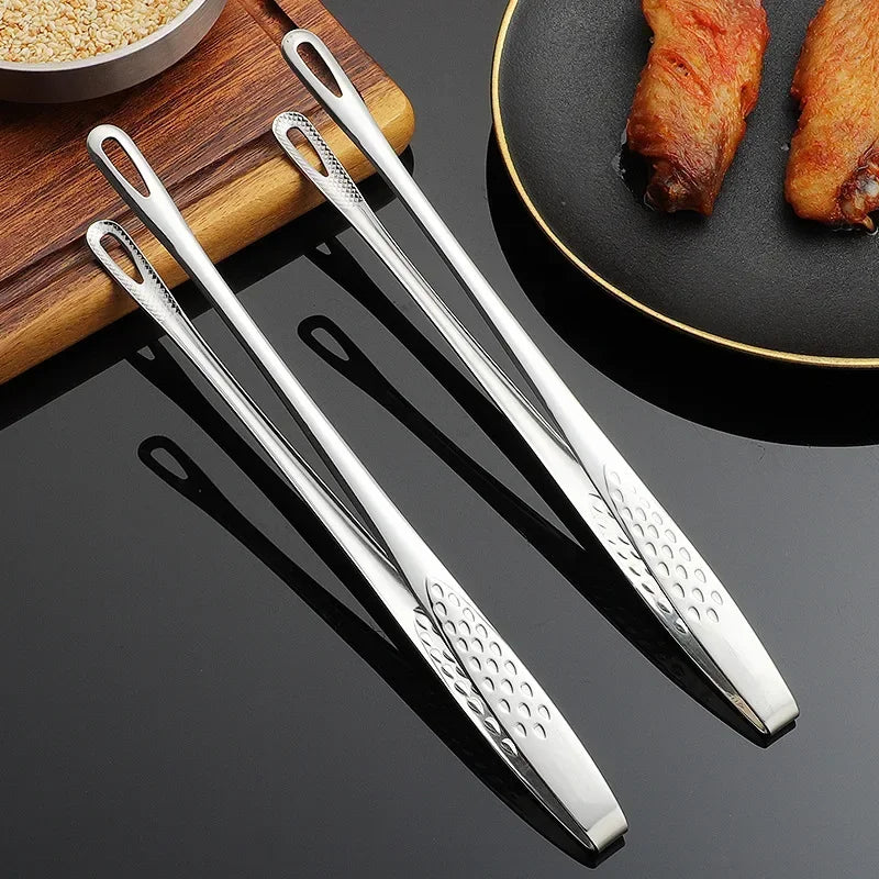 Stainless Steel BBQ Tongs (6 Pack)