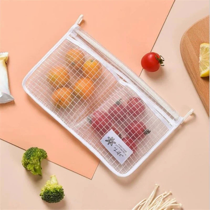 Fridge Mesh Organizer Bags (3 Pcs)