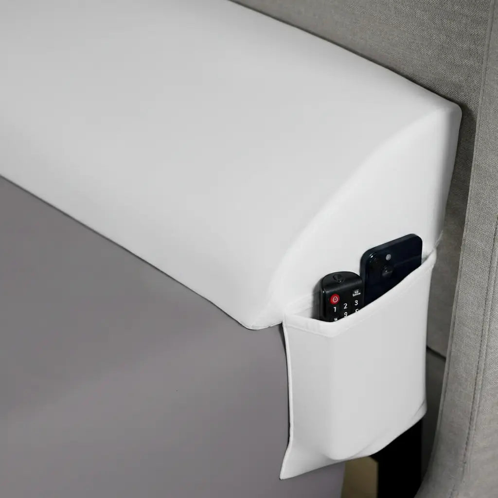 Mattress Gap Pillow with Storage Pockets