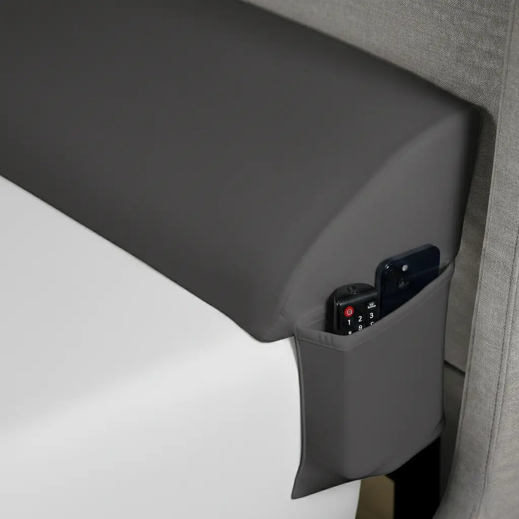 Mattress Gap Pillow with Storage Pockets